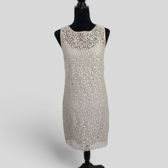NWT Muse Boston Proper Double Layered Dress Size 6 - Picture 1 of 12
